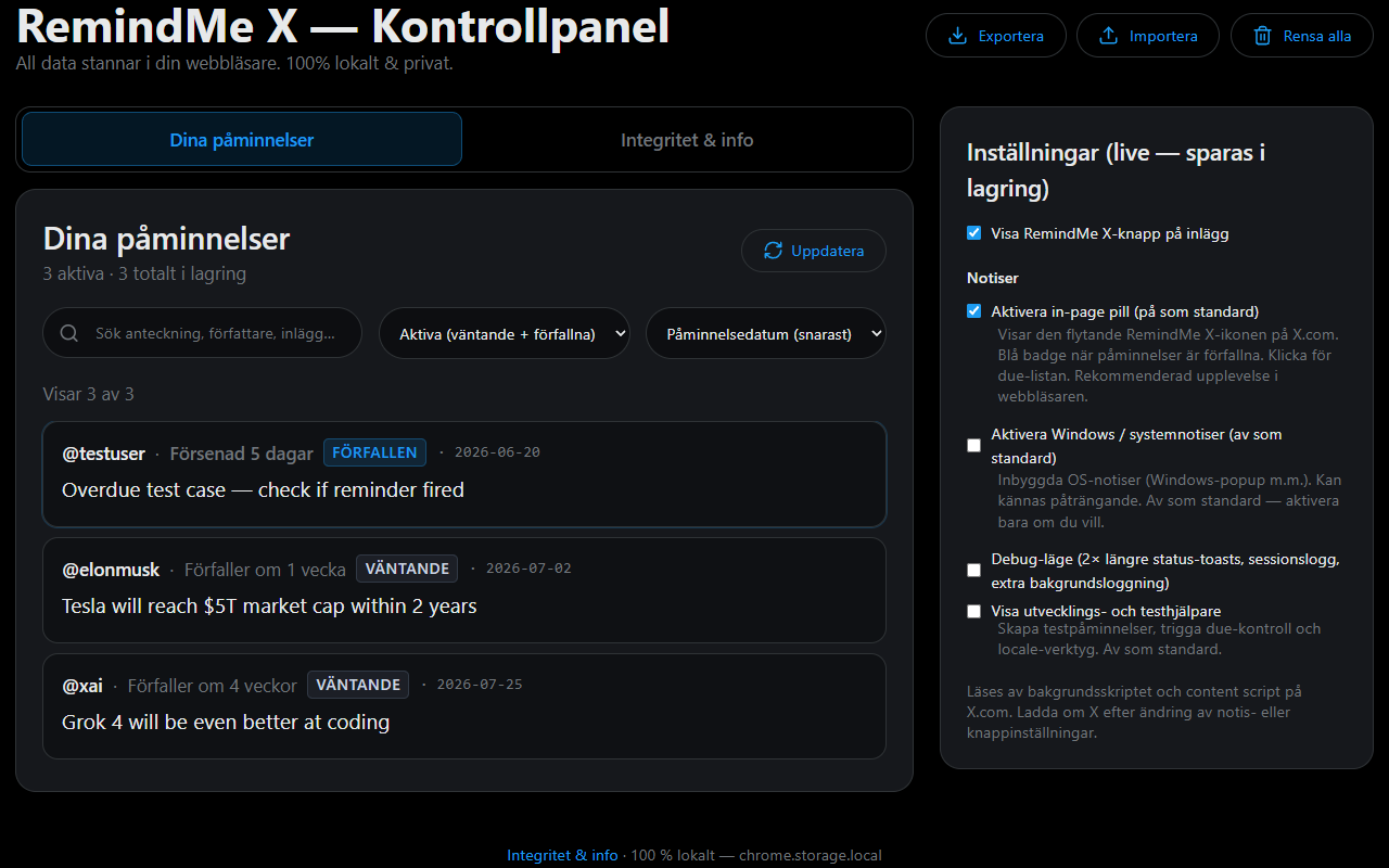 Kontrollpanel